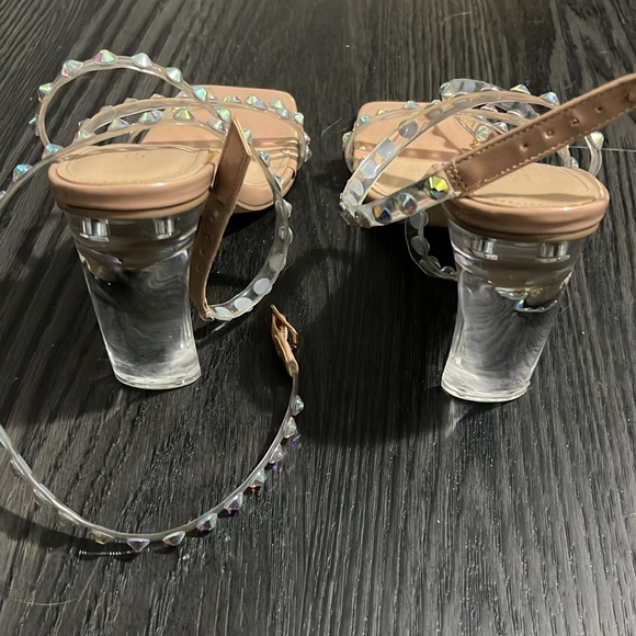 Fashion Nova Rhinestone Heels - Picture 2 of 2